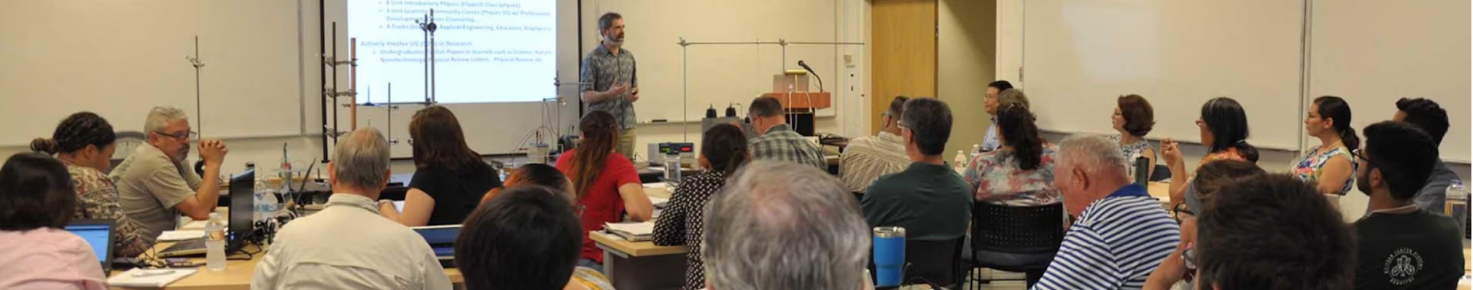 Physics lecture to teachers
