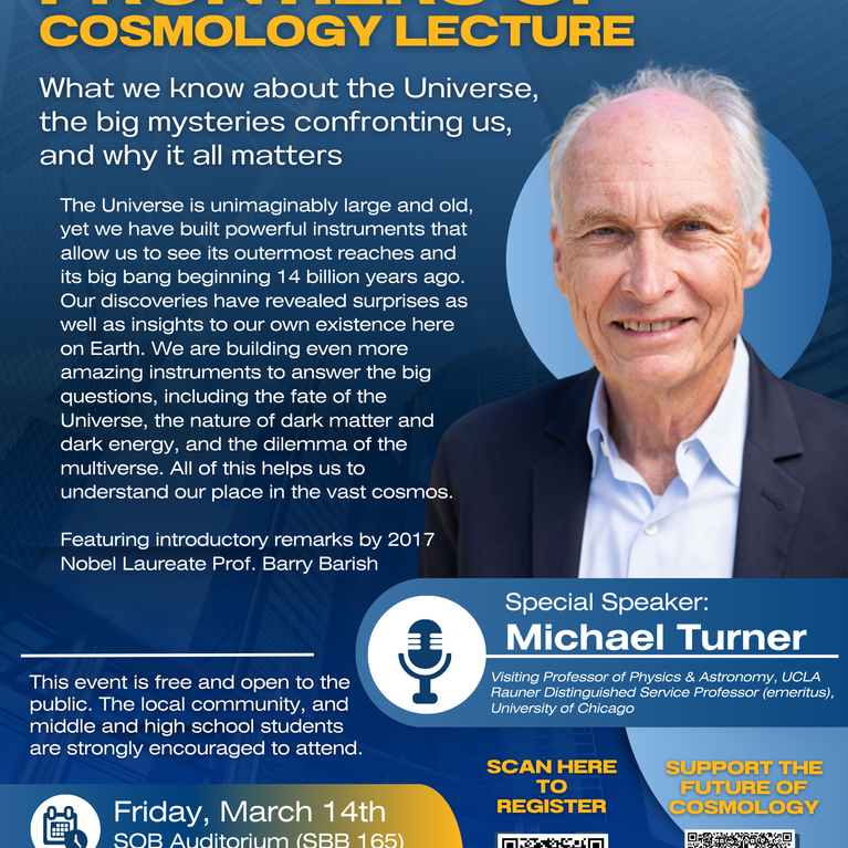 Frontiers of Cosmology Lecture: Prof. Michael Turner