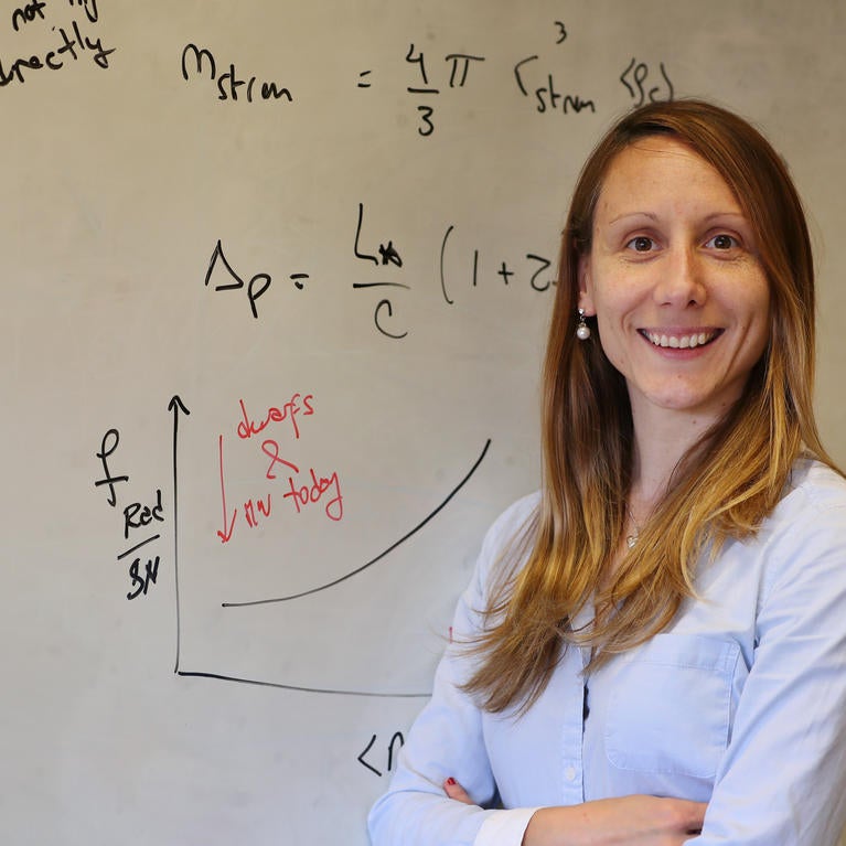 Laura Sales is an assistant professor of physics and astronomy. (UCR/Stan Lim)