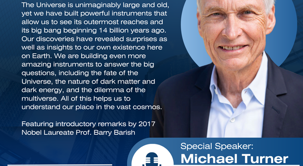 Frontiers of Cosmology Lecture: Prof. Michael Turner