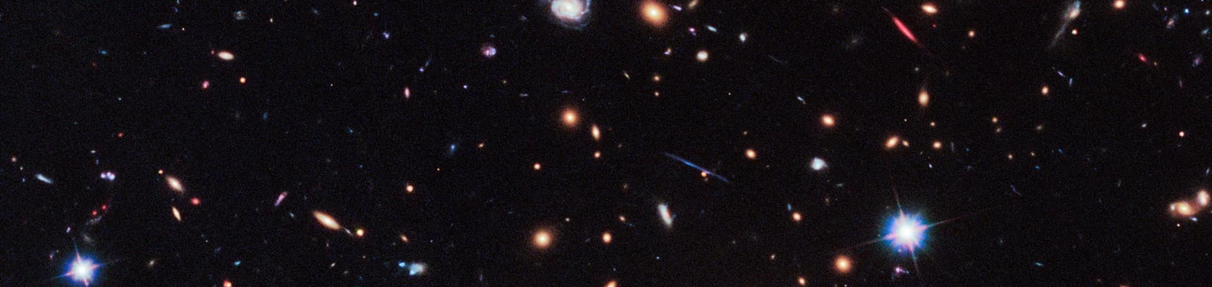 Galaxies taken with NASA's Hubble Space Telescope (c) NASA Goddard
