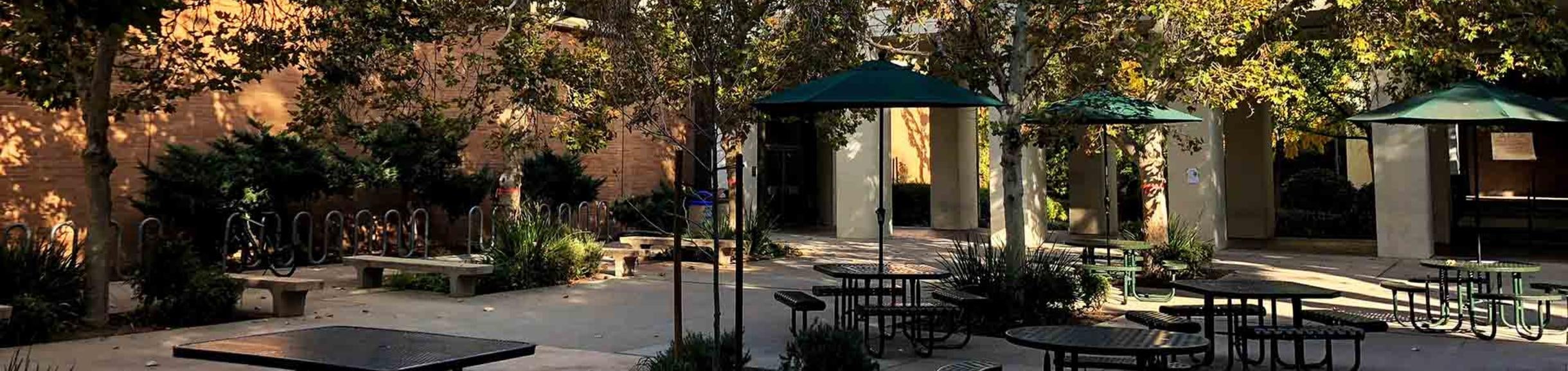 Geology courtyard at UCR